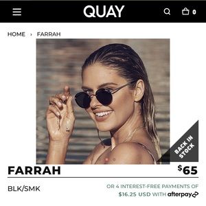 Quay Australia Sunglasses Farrah
